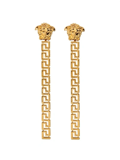 Versace Earrings Pendants The Greek Jellyfish In Oro