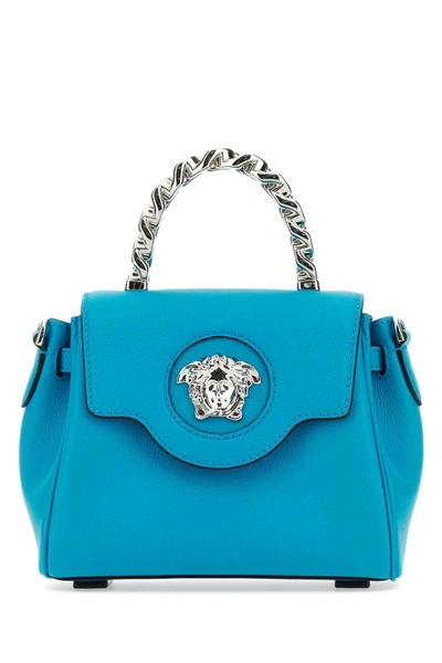 Versace Handbags. In Blue