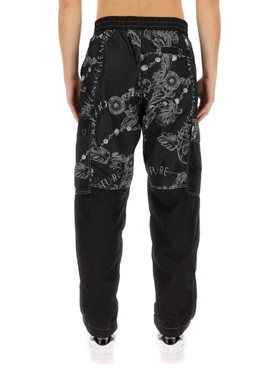 Versace Jeans Couture "chain Couture" Pants In Black