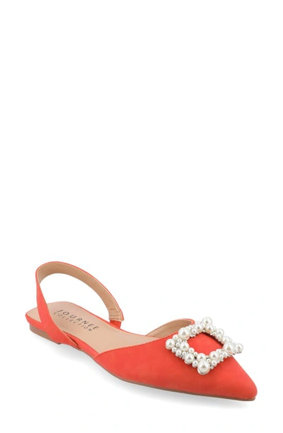 JOURNEE COLLECTION JOURNEE COLLECTION HANNAE SLINGBACK FLAT