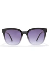 Vince Camuto Two-tone Square Sunglasses In Black/ Grey