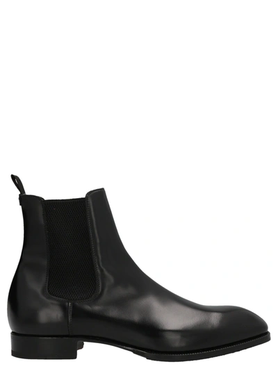 Lidfort Chelsea Leather Boots Boots, Ankle Boots Black