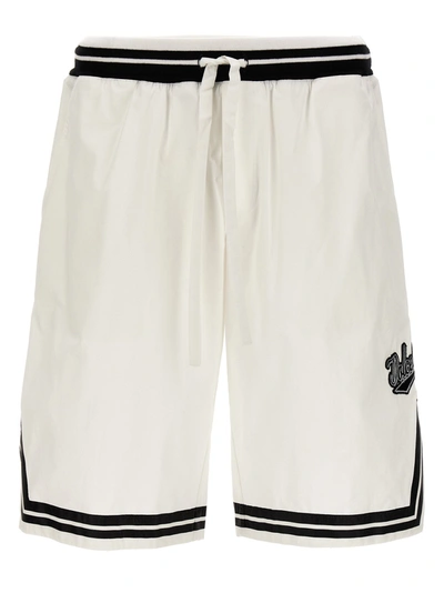 Dolce & Gabbana Dolce&gabbana Bermuda Shorts In White/black