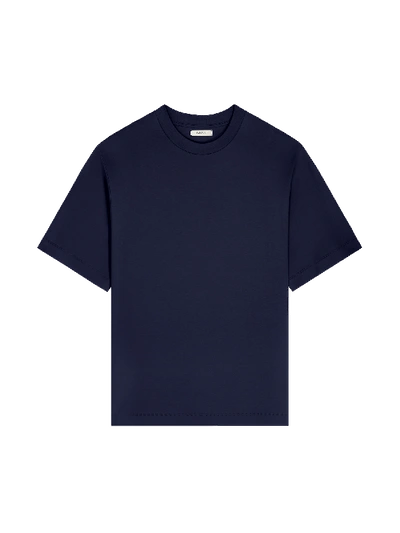 Pangaia Dna Oversized T-shirt In Navy