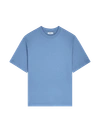 Pangaia Womens Dna Oversized T-shirt — Summit Blue In Summit Blue