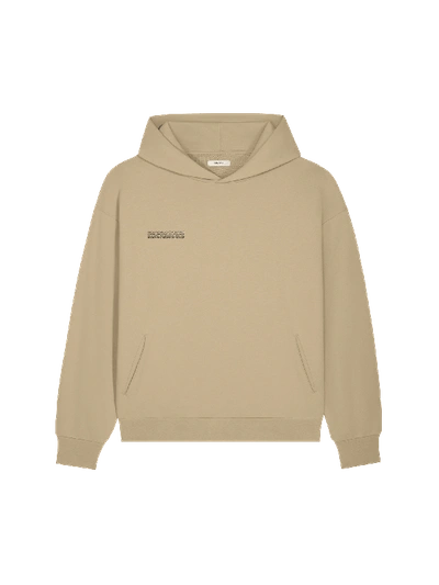 PANGAIA WOMENS 365 MIDWEIGHT SOFT ORGANIC COTTON HOODIE — BIRCH BEIGE