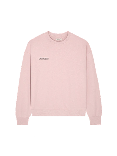 Pangaia Womens 365 Midweight Sweatshirt In Magnolia Pink