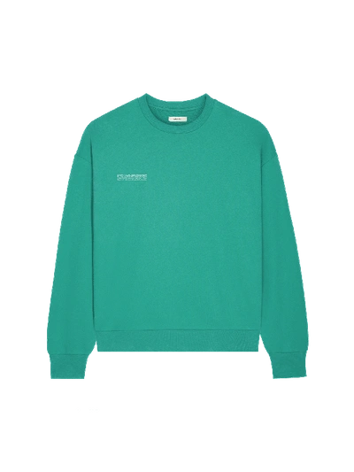 Pangaia 365 Midweight Jumper In Mangrove Turquoise