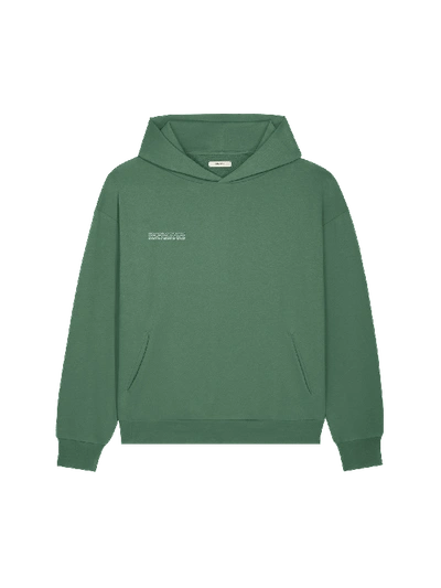 Pangaia 365 Midweight Hoodie In Forest Green