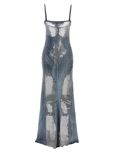 DIESEL M-CLAUDIA DRESSES LIGHT BLUE
