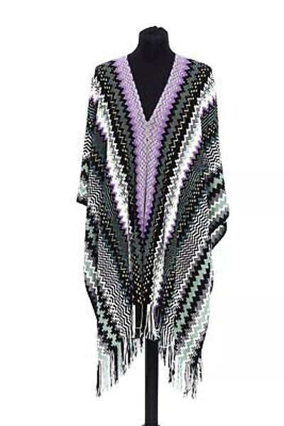 Pre-owned Missoni Multicolor Wool Poncho