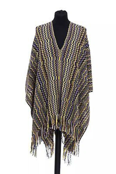 Pre-owned Missoni Multicolor Wool Poncho