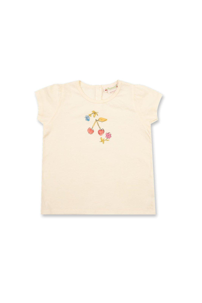Bonpoint Babies' Fruit-printed Crewneck T-shirt In White