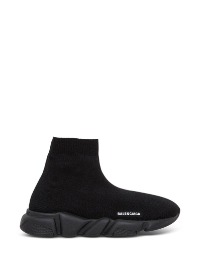 Balenciaga Kids' Speed Sneakers In Black