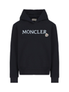 MONCLER LOGO EMBROIDERED HOODIE