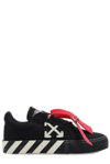 OFF-WHITE VULCANIZED ARROW PATCH LACE-UP SNEAKERS