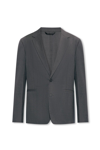 Givenchy Stretch Wool Unlined Blazer In Grey