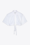 Laneus Woman Shirt White Size 6 Cotton In Bianco