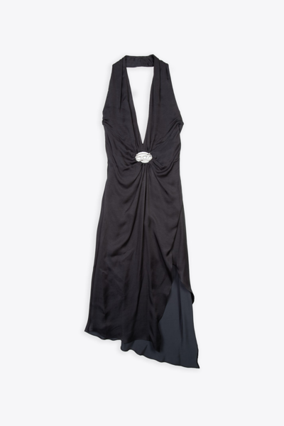 Diesel Dress  D-stant Made Of Satin In Nero