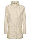 Fay Virginia Coat Stand-up Collar In Sabbia