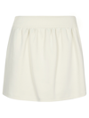 Max Mara Off-white Nettuno Miniskirt In Tela