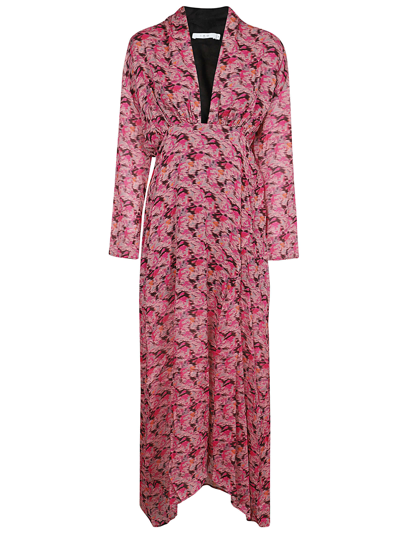 Iro Nollie Floral-print Maxi Dress In Pink