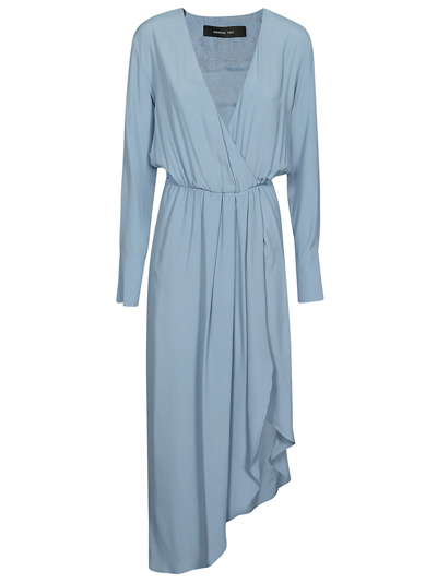 Federica Tosi Long Sleeve Dress In Blue