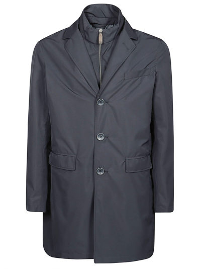 Herno Raincoat In Blu