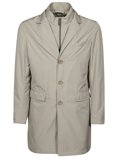 Herno Raincoat In Tortora Chiaro