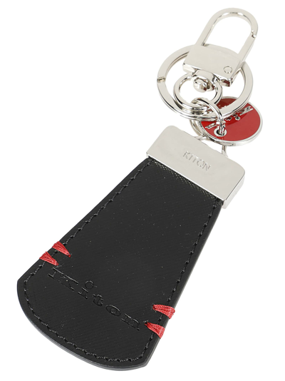 Kiton A021 Key Ring In Nero