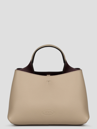 Tod's Leather Micro Bag In White
