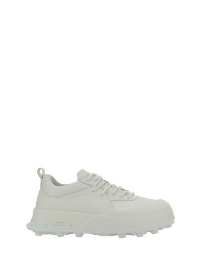 Jil Sander Orb Sneakers In White