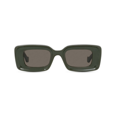 Loewe Sunglasses In Verde/marrone