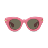 Loewe Lw 40118 I 72e Round Sunglasses In Rosa/marrone