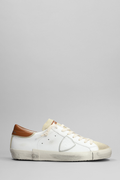 Philippe Model Sneaker Prsx Tall.marrone In White