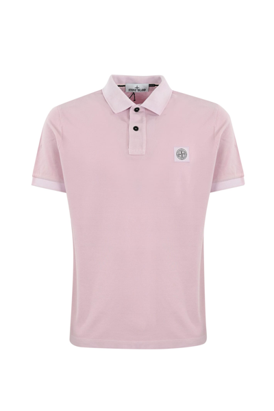Stone Island T-shirts And Polos Pink