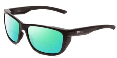 Pre-owned Smith Longfin Unisex Wrap Polarized Bi-focal Sunglasses In Black 59mm 41 Options In Green Mirror