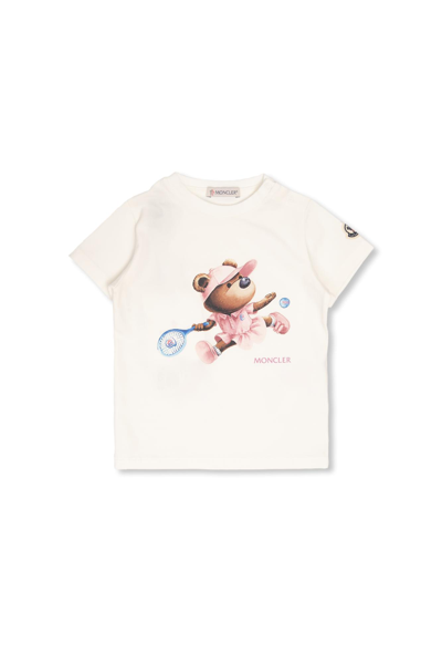 Moncler Babies'  Enfant Printed T-shirt In Neutral