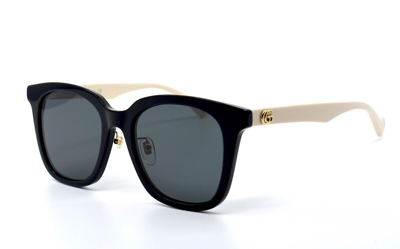 Pre-owned Gucci Original  Sunglasses Gg1000sk 003 Black Frame Gray Gradient Lens 55mm