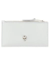 Alexander Mcqueen Wallet With Skull In Grey