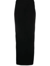 Wardrobe.nyc Layered Tube Skirt In Black