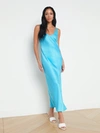 L'agence Akiya Tank Dress In Blue Atoll In Blue Atoll