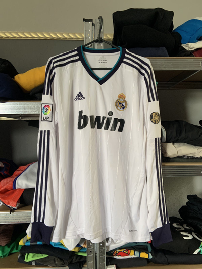 Pre-owned Adidas X Real Madrid Adidas 2012/2013 Long Sleeve Jersey Size L In White
