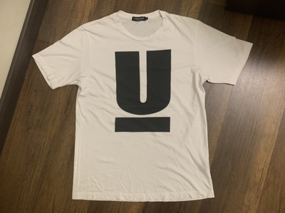 Pre-owned Jun Takahashi X Undercover Big Logo T Shirt "we Make Noise Not Clothes" In White