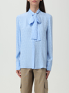 Valentino Shirt  Woman Color Gnawed Blue