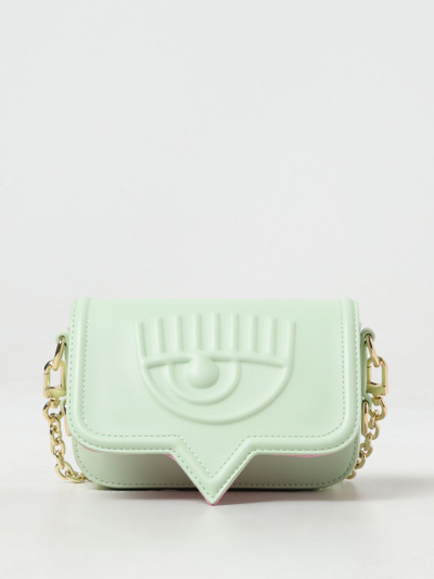 Chiara Ferragni Crossbody Bags  Woman Colour Green