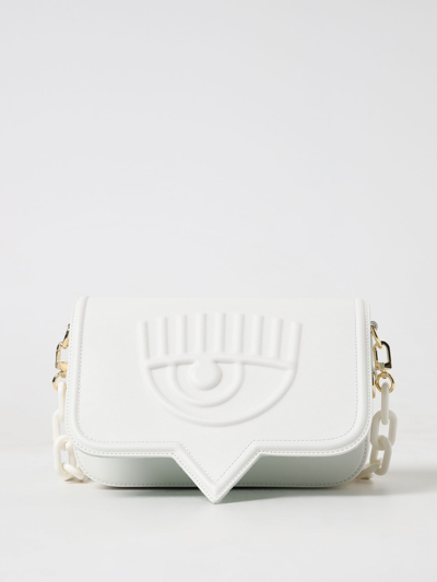 Chiara Ferragni Crossbody Bags  Woman Color White