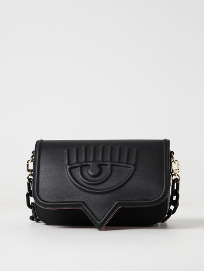 Chiara Ferragni Crossbody Bags  Woman Color Black