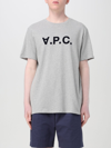 APC T恤 A.P.C. 男士 颜色 灰色,F10023020