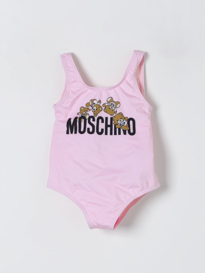 Moschino Baby Swimsuit  Kids Color Pink